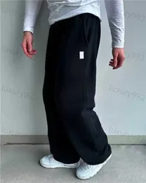 OEAK Pantaloni Jogging Donna Vita Alta Elastica Con Tasche, Pantaloni Larghi Da Ginnastica E Tempo Libero, Grigio, Taglia L