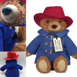18-45CM Anime Cartoon Paddington Plush Kawaii Small Bear Stuffed Dolls High Quality Children Christmas Birthday Gifts Y260128