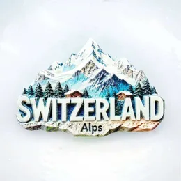 Magnete 3D Per Frigorifero Svizzera Jungfrau, Souvenir In Resina, Fatto A Mano, 6x6,5 Cm, Decorazione Casa E Cucina
