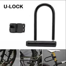 JINJIAN Heavy Duty bicicletta U-Lock bici U lucchetto con staffa di montaggio pe
