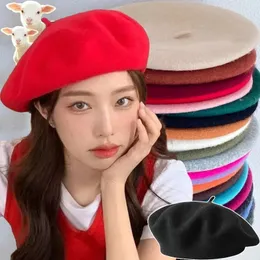 Silk Unisex Beret Hat, Autumn Winter Dome Beret, Adjustable  display picture 1