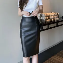 Gonna A Matita Nera Stretch Lunghezza Midi | Scuola Ufficio Lavoro Bodycon Elasticizzata 21″ - Foto 3