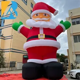 卸売20/26/33フィート高さの大きなインフレータブルサンタクロースは