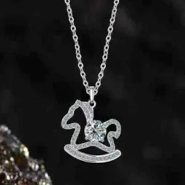 Ciondoli Di Lusso PANDORA In Argento Sterling Zircone Ciondolo A Forma Di Cavallo In Argento Sterling 925 Con Zirconi - Per Bracciali Charm, Regalo Compleanno Charm Animali Argento Sterling
