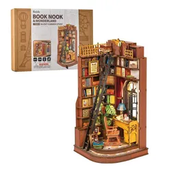 CUTEBEE Book Nook Kit Fai Da Te – Casa Delle Bambole In Miniatura Con Luci LED – 'The Darkness Herba' Per Adulti - 4