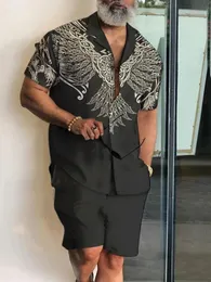 alex evenings petite dresses Boardies Men's Baroque Camp Shirt in Black