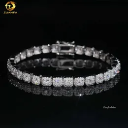 925 Silver Plated Men's Link Chain Bracelet 20 cm × 8 mm with