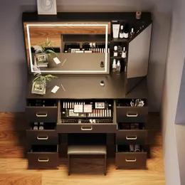 Dresser Desk With Mirror: Black Finish... From Homepro18, $790.03 |  DHgate.Com