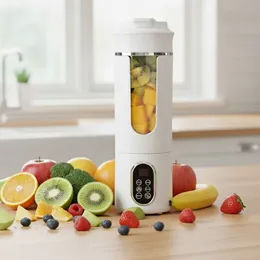 Crystal White Mini Portable Juice Blender 500ml From