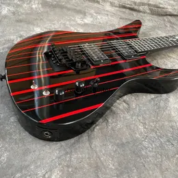 牛の頭蓋骨彫刻エレキギター：カラフルな塗装アコースティックギターFR