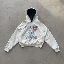 Oversized Embroidery Ida.Sply Zip Hoodie Mens Womens From 12,23
