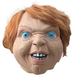 Chucky Horror Maske – Vollkopf-Maske Aus Latex Mit Kunsthaar Für Halloween & Karneval