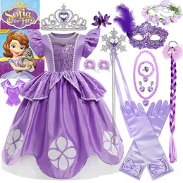 Girls Purple Sparkly Tulle Ball Dress Costume With... From Agaton677, Rs.1,140.07