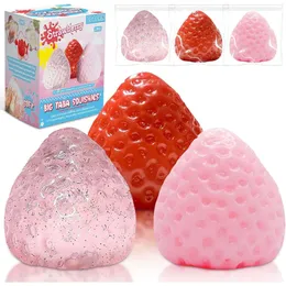 1Pc Squishy Grande Fragola Spremere Giocattolo Per Bambini Morbido