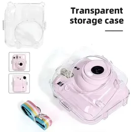 Custodia Trasparente In PC Per Fujifilm Instax Mini 12 – Protezione 360°, Antigraffio, Leggera, Con Slot Per Foto