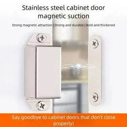 10-Pack Brass Cabinet Magnetic Latches – Silent Closing Door Magnets For Kitchen Cupboards, Wardrobes, And Furniture