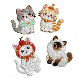 PATCH RICAMO TOPPA MANEKI NEKO GATTO DELLA FORTUNA APPLIQUE DA CUCIRE O STIRARE