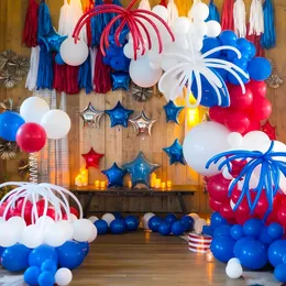 126pcs kit ghirlanda di palloncini fragola rosa bianco rosso decorazioni arco palloncino per baby shower principessa festa di compleanno matrimonio addio al nubilato - Italia