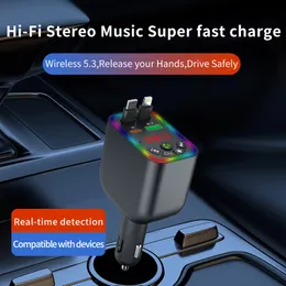 Trasmettitore FM Bluetooth Auto Con Ricarica Rapida PD 20W | 2 Porte USB E Type-C, Lettore TF E Chiavetta