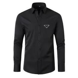 slim fit dress slacks Men's Long Sleeve Dress Shirts Slim Fit Inner Contrast Business Casual –  ALLELMS