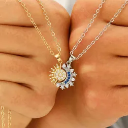 Collana Coppie Magnete Sole E Luna - Ti Amo In 100 Lingue Con Proiezione E Braccialetto L 1096894