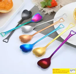 Set di Cucchiaini a Foglia per Mescolare Dessert, Gelato, Tè e Forchetta, Posate