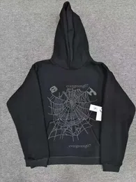 Designer spider hoodie Tracksuit Mens Womens Hip Hop Hooded Pullover Rhinestone Puff Print sp5derhoodi Graphic Foaming Men Sweatshirt spider hoodie 1 1 0c5