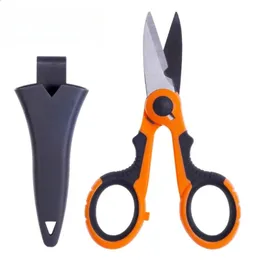 2 Forbici Da Pesca In Acciaio Inox – Taglio Linea PE Treccia – Cutter Portatile Leggero 14,5cm