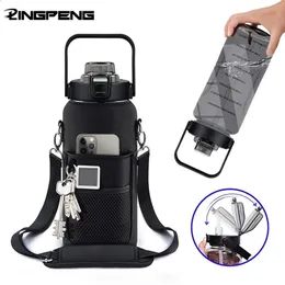 Borraccia Da 2 Litri (64 Oz) Con Cannuccia E Traccia Tempo - La Tua Compagna Per L'Idratazione Quotidiana!