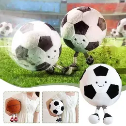 Pallone Da Calcio In Peluche Morbido &ndash; Cuscino A Forma Di Palla, Imbottito In PP, Decorativo Per Cameretta E Regalo Per Bambini