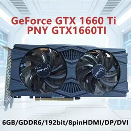 Soyo Monarch Dragon GTX 1660TI 6GBグラフィックカードGDDR6 GPUを