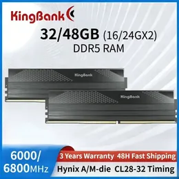KingBank 32GB 16GBx2 DDR5 6000MHz RGB Bellek Kiti  Yi TL25