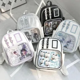 bts clear mini backpack MADISON & DAKOTA Backpacks for Beach, Travel - Stadium Approved Bag with Adjustable Straps Clear backpack KPop Demon Hunters Exclusive Saja