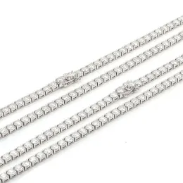 DHgate.com:VVS DEF Color Moissanite Tennis Chain Necklace