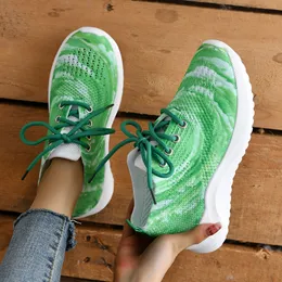 Platform Tennis Shoes Women Rainbow Mesh Sneakers For Women