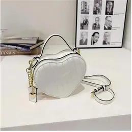 Heart Shaped Shoulder Bag: Cute PU Leather Crossbody Handbag