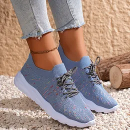Mesh Sneakers for Women Breathable: Color Stripe Platform Sneakers,  Lightweight Lace-Up Walking Shoes for Women