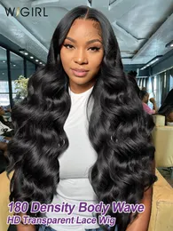Body Wave Human Hair Wig - 180 Density Brazilian Lace  display picture 2