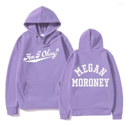 Nice Hoodies Womens Megan Moroney Am I Okay Hoodie Harajuku