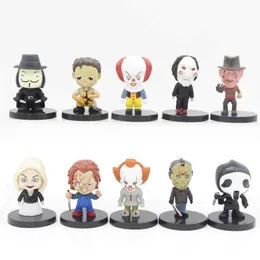 Horror Movie Icons Action Figure Set - PVC Model Collection