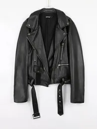 Short Faux Leather Biker Jacket: Spring/Autumn Style, Zipper