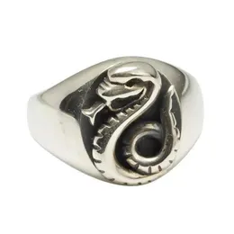 Slytherin Snake Ring Draco Malfoy Family Crest Emblem Court Ring