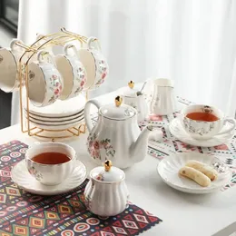 DHgate.com:Royal Collection Ceramic Tea Set - 8oz Cups