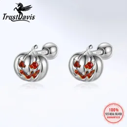 INFINIONLY Uomo Donna Orecchini Tondi in Acciaio Inossidabile Orecchini Piercing con Teschio di Zucca Orecchini di Halloween per Adolescenti Gioielli Moda Personalizzati Set di 3 Paia