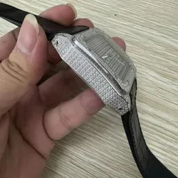 Luxury Diamond 3 In 1 Mens Watch With Sapphire Mirror