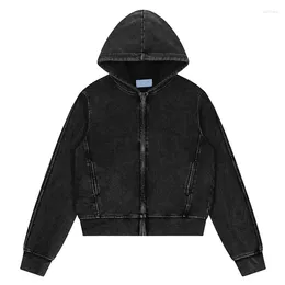 S zipup hoodie cropped ブラック S zipup hoodie cropped ブラック Cropped Zip Up Hoodie Black