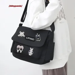 Korean Crossbody Bags: Lightweight Canvas Messenger Bags for