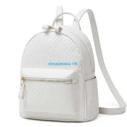 Chic Woven Backpack - Womens Small Leather Backpack