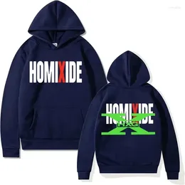 Street Hoodies Homixide Gang Snot Or Not HXG Logo Graphic Hoodie, Oversized  Hip Hop Punk Pullover for Men and Women