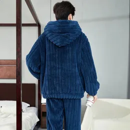 Winter Warm Men's Thick loungewear set with Loose Fit